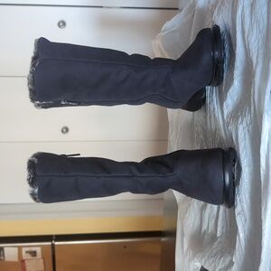 Toe Warmers Black Boots Size 6.5W